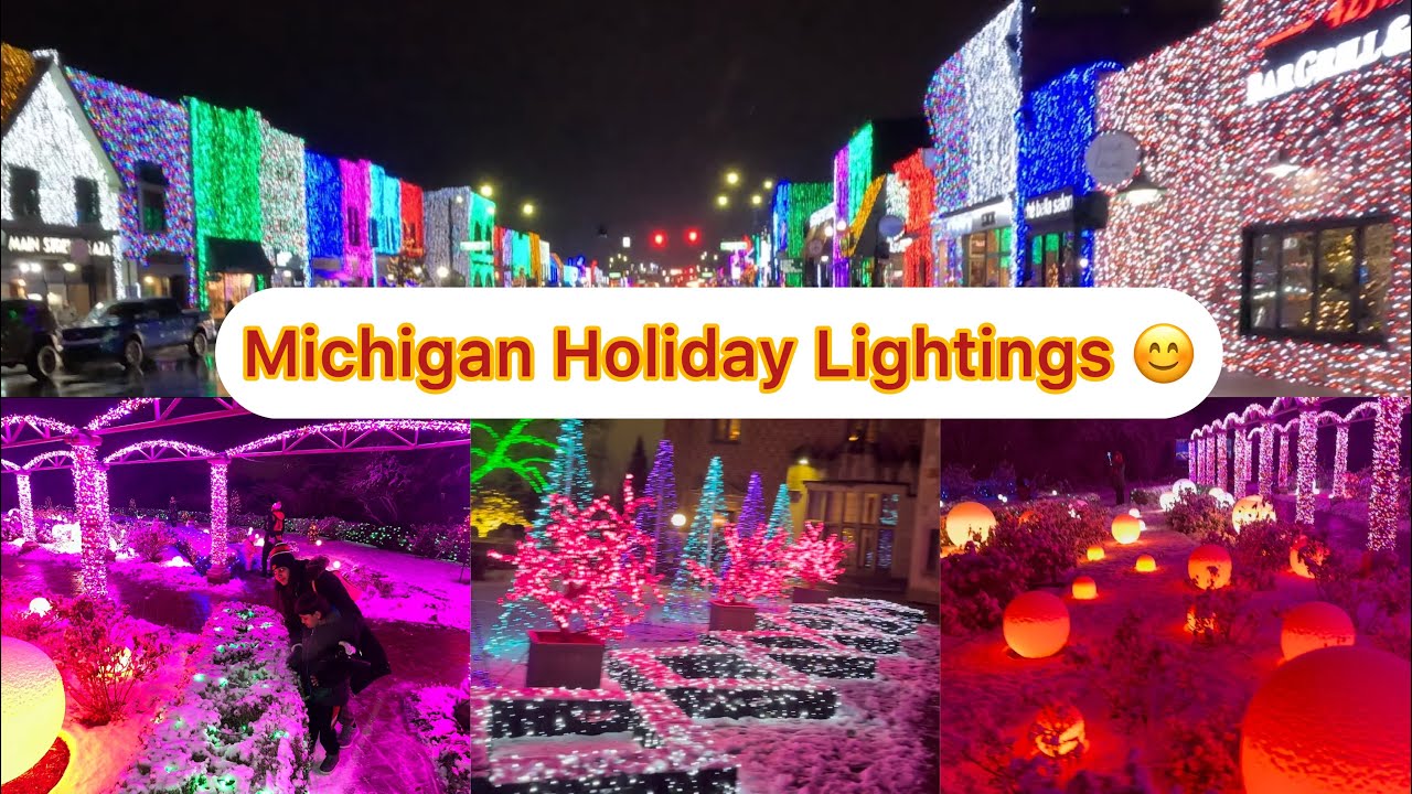 Michigan lighting, Meadow Brook Hall, Rochester Hills Lighting YouTube