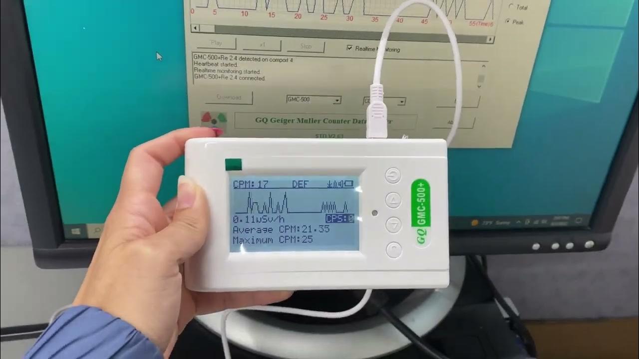 [Geiger Counter] GQ GMC500/500PLUS Geiger Counter data transmit and