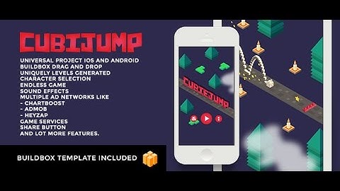 CubiJump   Isometric Game made with Buildbox - sellmyapp.com