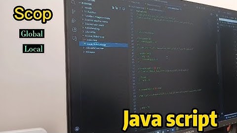 JavaScript Scope Explained — Global vs Local | Daily Coding Practice
