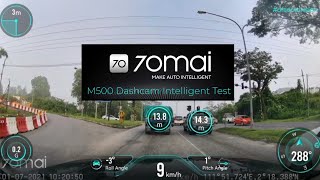 70mai M500 dashcam Intelligent Test