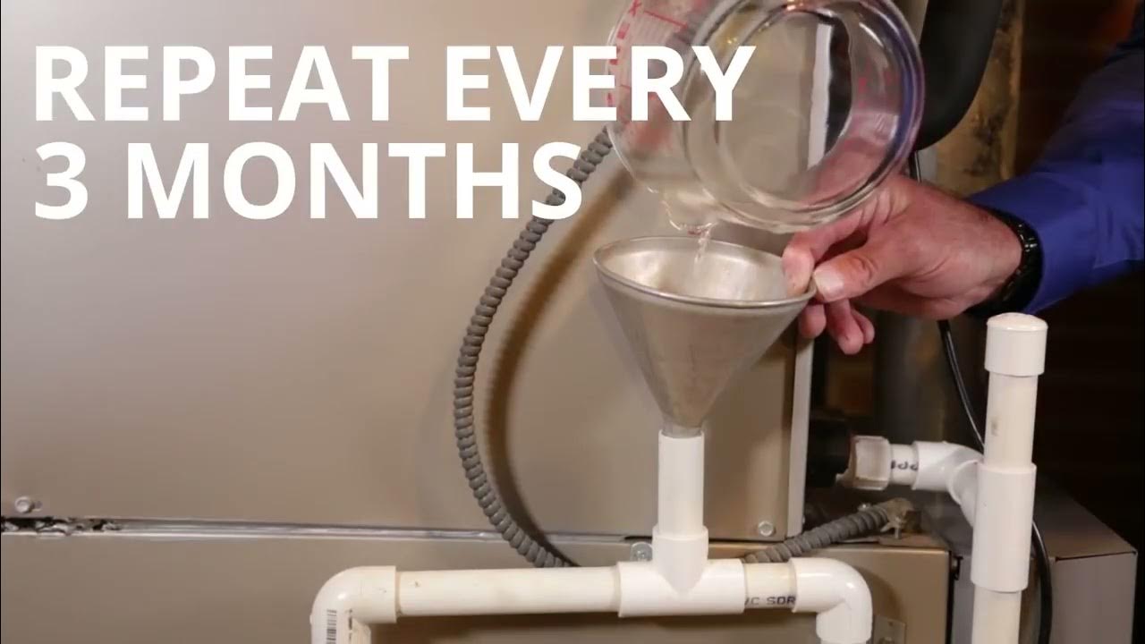 How to Clean Your AC Condensate Drain Line - YouTube