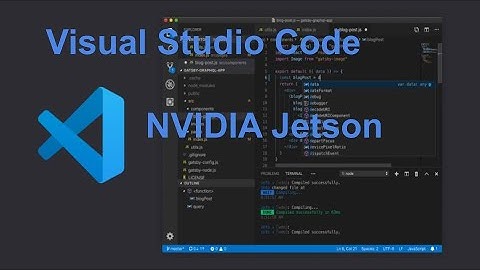 Installing Visual Studio Code on the NVIDIA Jetson Nano new video in my channel check it is better