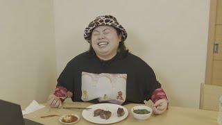 【生配信】今夜も私と一緒にディナーしよ！お食事はそれぞれご準備ください！私は出前！