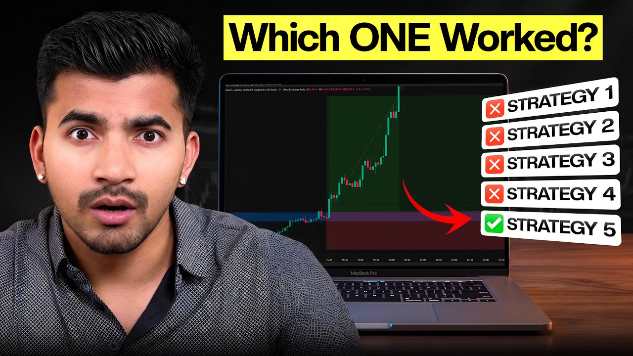 I Tested 5 Trading Strategies - Only One Worked!