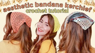 Crochet Bandana Tutorial Beginner Friendly Diy 