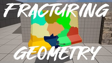 Chaos Tutorial 03.1 - Fracturing geometry (part 1/2) - Unreal Engine 5