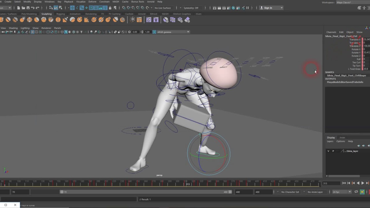 10 Object Pick up IGraph Editor sharpen curves 06 - YouTube