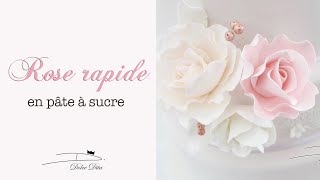 Rose Rapide En Pâte À Sucre Tutoriel & Astuces Pour Décorer Un Gâteau Cake Design Ou Wedding Cake