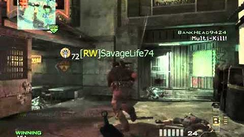 MW3 USAS-12 Multi kill