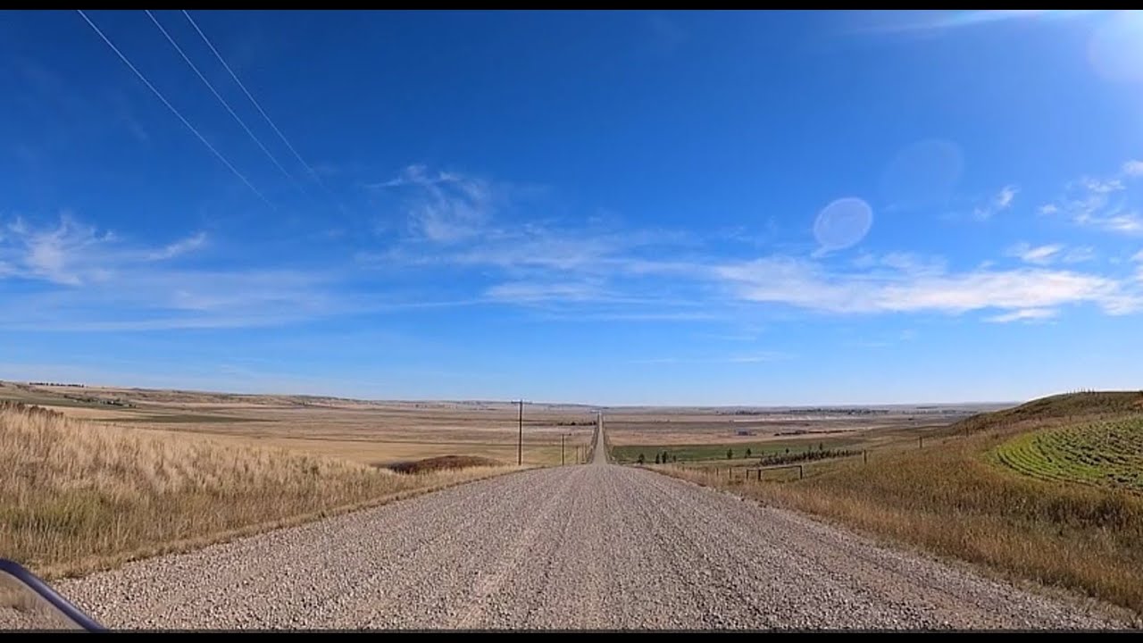 Rural Roads Canada by Guzzi V85TT, Calgary to Standard to Rosebud to ...