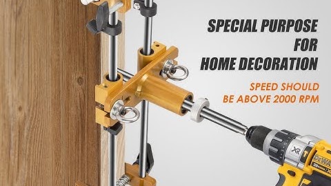 Luckyway Door Lock Hole Opener Kit, Lock Mortiser for Wooden Doors