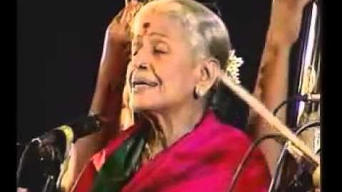 Kurai Ondrum Illai - MS - Shivaranjani (With Lyrics) (1997 Video)
