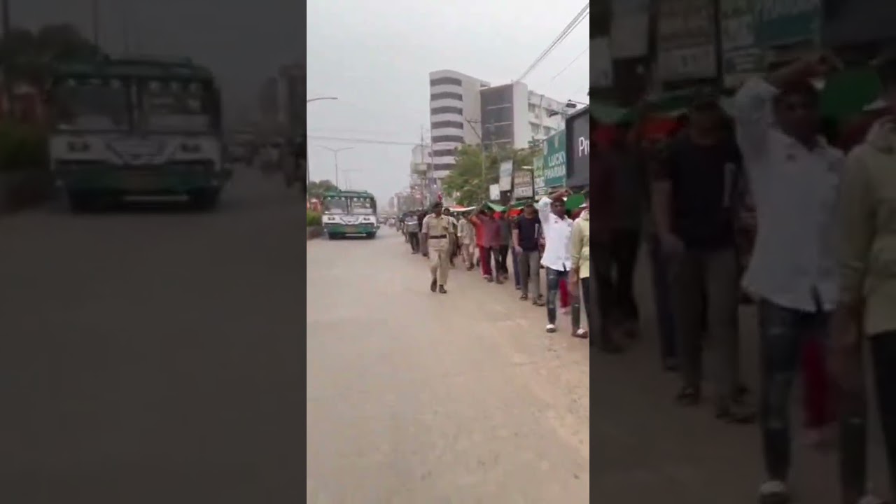 Kcjc students March with National Flag🇮🇳Jai Hind 🇮🇳🙏