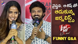 Love Me Trailer Launch Q&amp;A | Ashish Reddy | Vaishnavi Chaitanya | Arun Bhimavarapu | Dil Raju | TFN