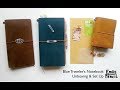 Blue Traveler's Notebook Unboxing & Set Up