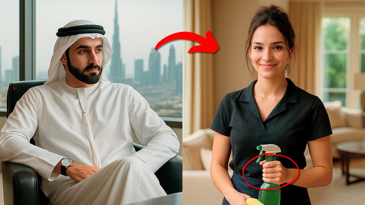 طلب شاب مليونير من عاملة التنظيف أن تتظاهر بأنها زوجته في عشاء. ما فعلته كان لا يصدق.