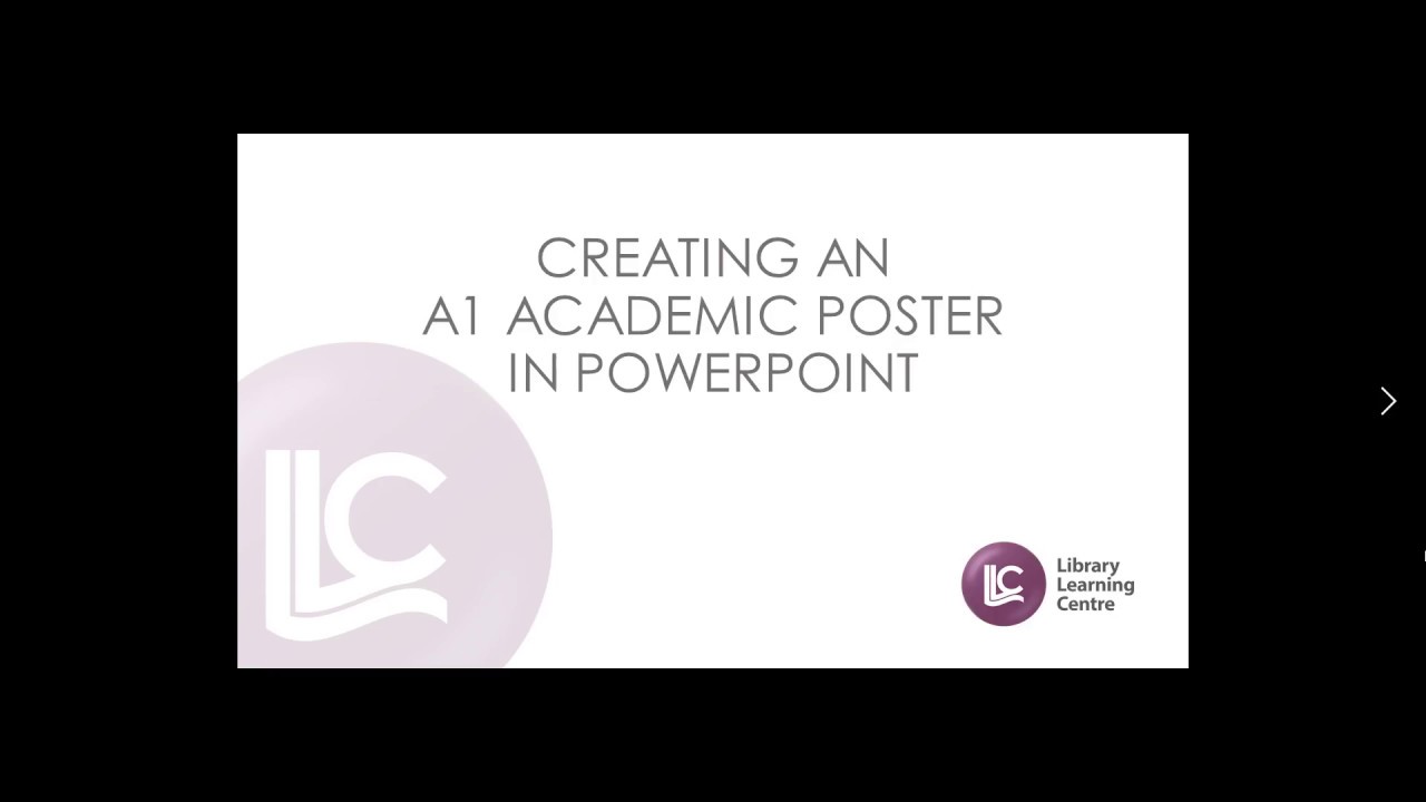 Create A1 Poster In Powerpoint Youtube