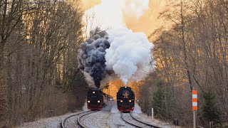 Doppelausfahrt Eisfelder Talmühle/ 99 7243-1 & 99 7245-6 ☀️🤭🚂🔥❄️