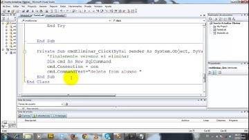 Insertar Actualizar EliminarVisual Basic  net Mejorado parte 2