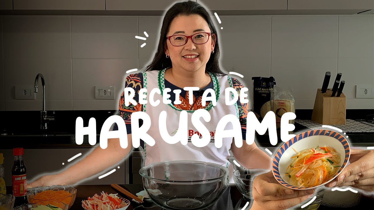 COMO FAZER HARUSAME │ RECEITA FÁCIL DE HARUSAME │ Bonsai Mercearia
