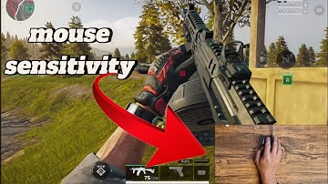 Delta force mobile / to adjust mouse sensitivity #video