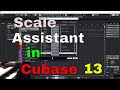 Scale assistant in cubase 13