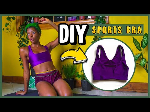 How To Sew A REVERSIBLE SPORTS BRA From Scratch