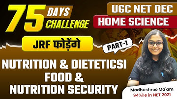 UGC NET Dec 2023 | UGC NET Home Science Nutrition & Dietetics | Food & Nutrition Security | JRFAdda