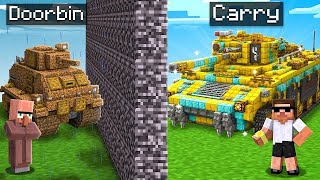 Noob vs Pro: Military Build Battle Challenge in Minecraft..