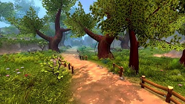 Forest Valley - Hand Painted