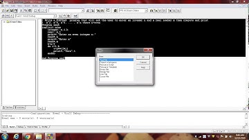 Execution File of a program written in FORTRAN 90 & 95.