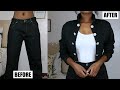 DIY Denim Jacket From Men's Jeans | Jeans Transformation