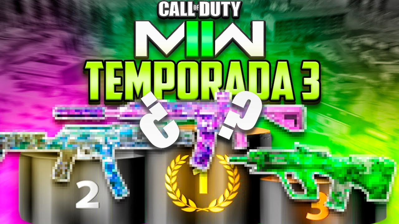 TOP 5 MEJORES ARMAS PARA MODERN WARFARE 2 2022 TEMPORADA 3 *MEJORES ...