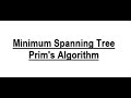 Prim's Algorithm for finding Minimum Spanning Tree in a Graph, Data Structure