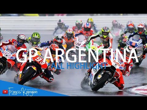 Rossi Crash - MotoGP Argentina 2018 Cal Crutchlow Win (Insiden Marquez Rossi)