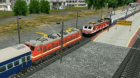 Again Two Trains Meet on Same Track in Indian Train Simulator Indian Railways