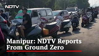 Long Queues At Petrol Pumps In Manipur Capital Amid Restrictions screenshot 2