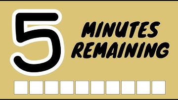 5 Minute - Countdown Timer - Progress Bar