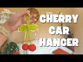 Crochet Cherry Car Hanging Tutorial🍒✨