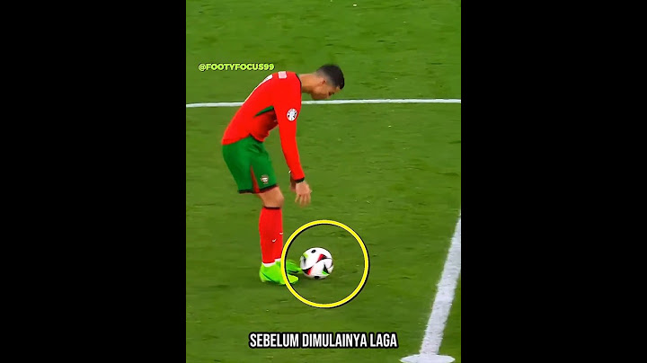 Momen Langka Ronaldo Saat Kick-off 😅