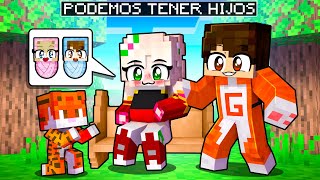 ¡MINECRAFT PERO PODEMOS TENER HIJOS! 👶😨👧 | SRGATO X FLOR VAN A TENER DOS BEBES EN MINECRAFT