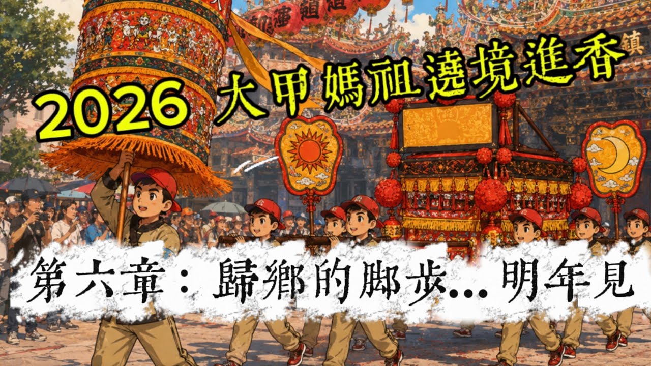 2026大甲媽祖繞境進香 丙午年 第六章:歸鄉的腳步...明年見 ｜媽祖派來的貴人!｜下雨天真難走...