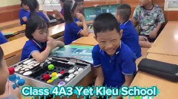 🌍🤖 Lớp 4A3 học Tiếng Anh nước ngoài & STEM Robotics – Học mà chơi!