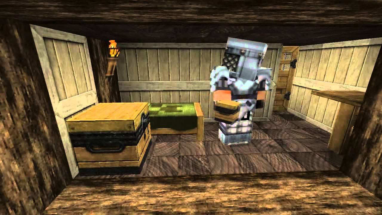 Minecraft Medieval Tavern & Inn Interior Tutorial - YouTube