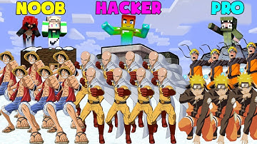 MINI GAME : CUỘC CHIẾN BẢO VỆ CĂN CỨ VIP ** NOOB CÓ ĐỘI QUÂN ANIME VIP NHẤT MINECRAFT