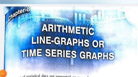 CH-8|Arithmetic Line-Graphs Or Time Series Graphs|#graphs #graphicalrepresentation #11classeconomics