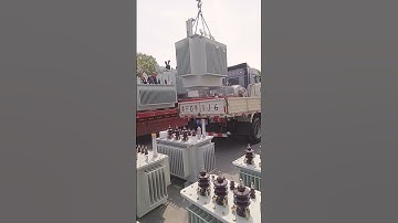 Another truck is loading#distributiontransformer #powersupply #factory #electrical #ybelectrician
