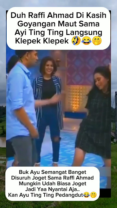 inget jama2 raffi ahmad tergoda sama goyangannya buk ayuðŸ¤#ayutingting#raffiahmad#nagita#shorts#artis