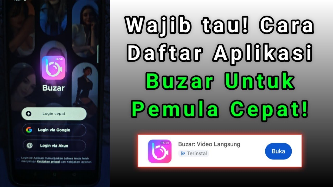 Cara Daftar Aplikasi Buzar ~ Cara Membuat Akun Buzar - YouTube